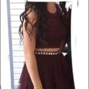 Homecoming/Snowcoming Two-Piece Formal Dress